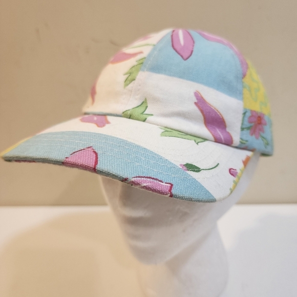 TWO'S COMPANY Women's Floral cotton Adjustable Baseball Cap OS - Picture 3 of 13